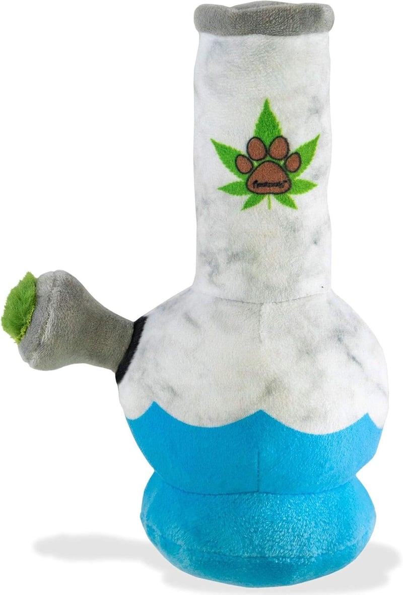 Plush Squeaky Dog Toy - Funny Gift for Dog Birthday