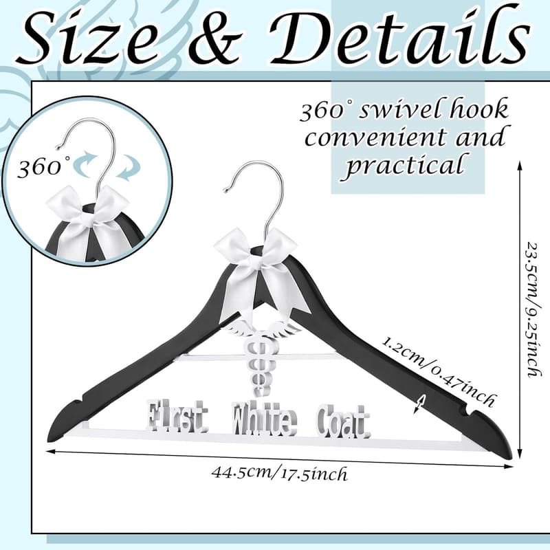 Medical Student Graduation Gift: White Coat Hanger for Doctors