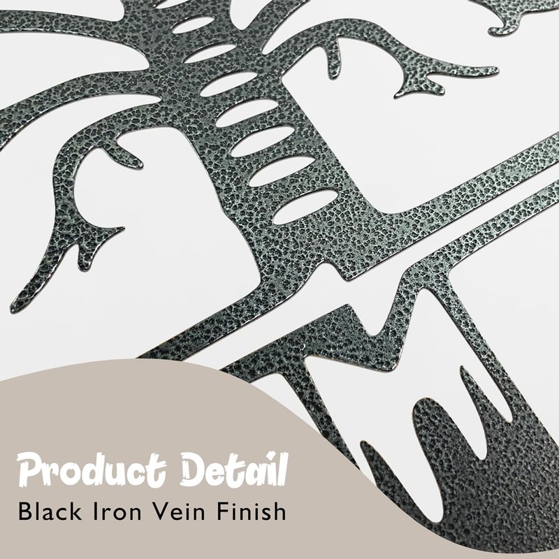 Lord of the Rings Metal Wall Art – Black Iron Decor for Fans