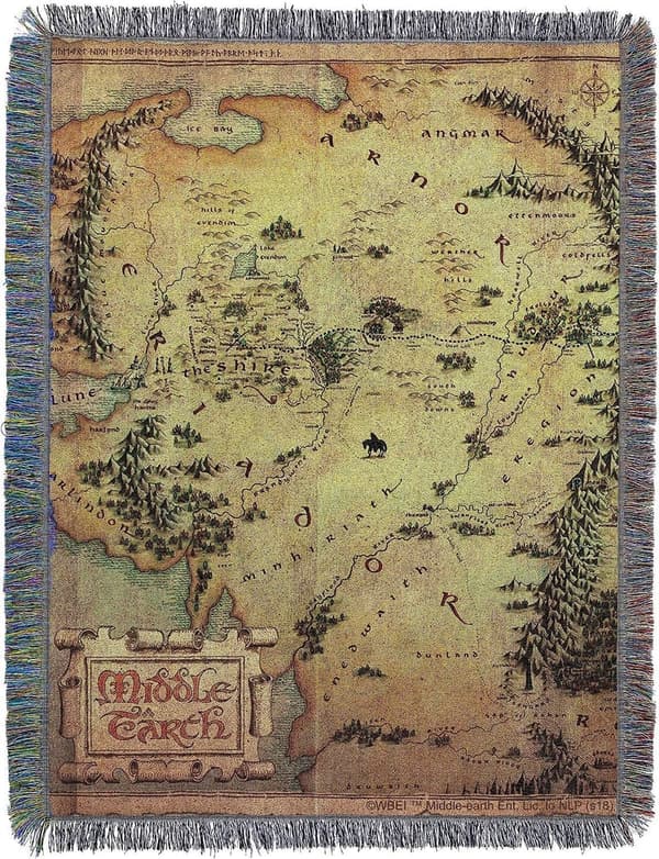 Hobbit Woven Tapestry Throw Blanket - 48