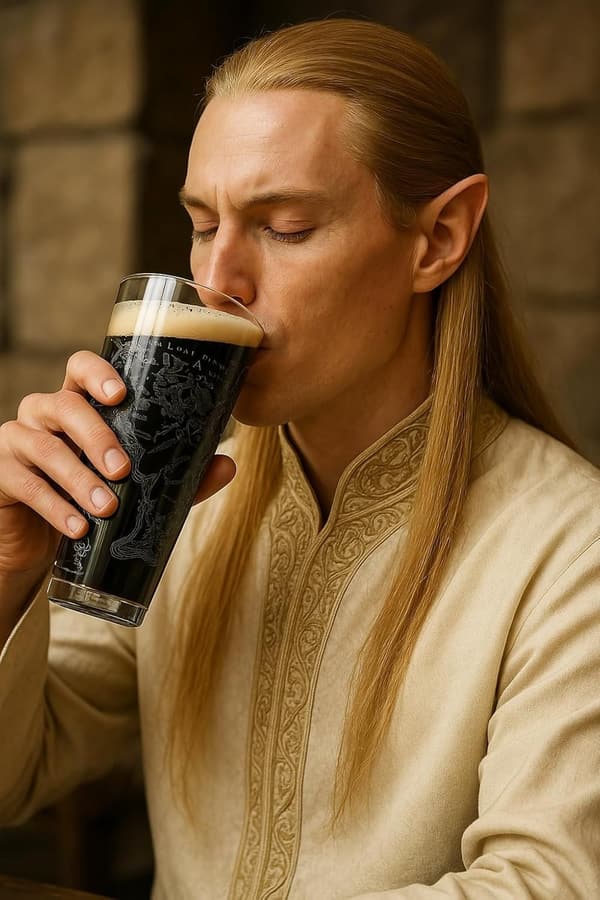 Middle-Earth Map Beer Glass - 15 oz Fantasy Gift for Fans