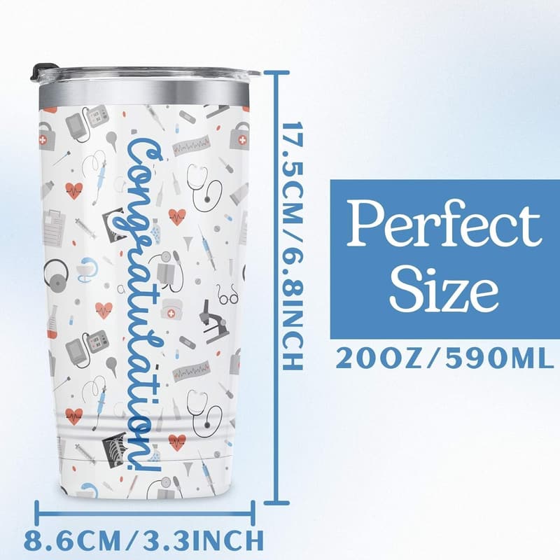 Medical School Graduation: Stainless Steel Tumbler for Doctors