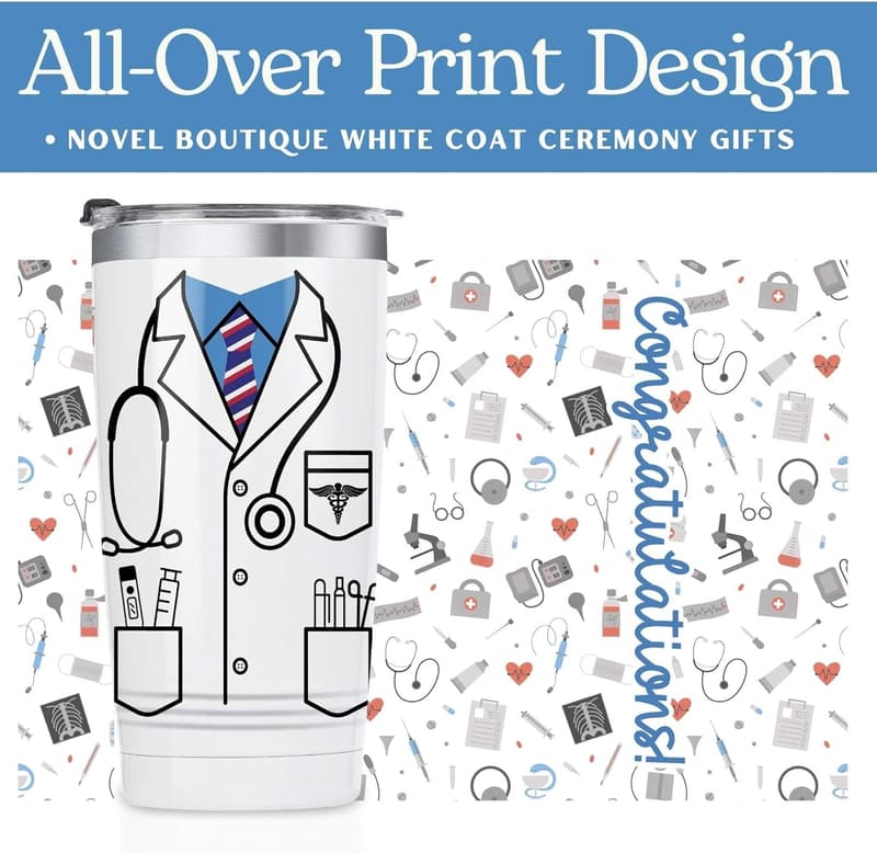 Medical School Graduation: Stainless Steel Tumbler for Doctors