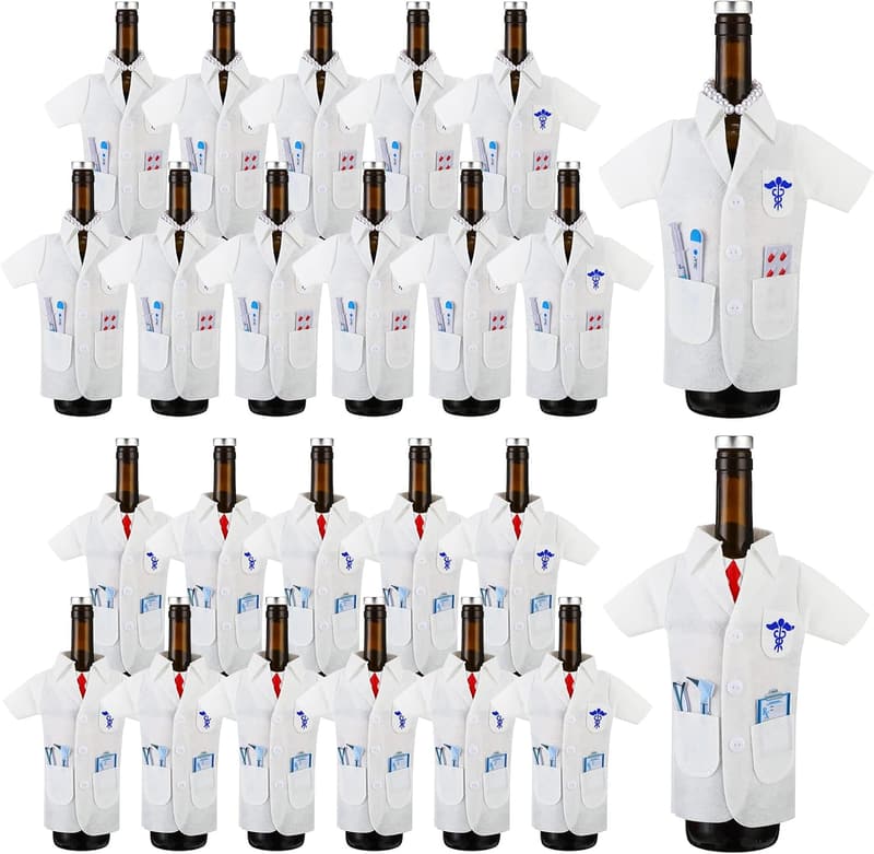 Nurse Graduation Wine Bag Set with Syringe Capsules - 24 Pack