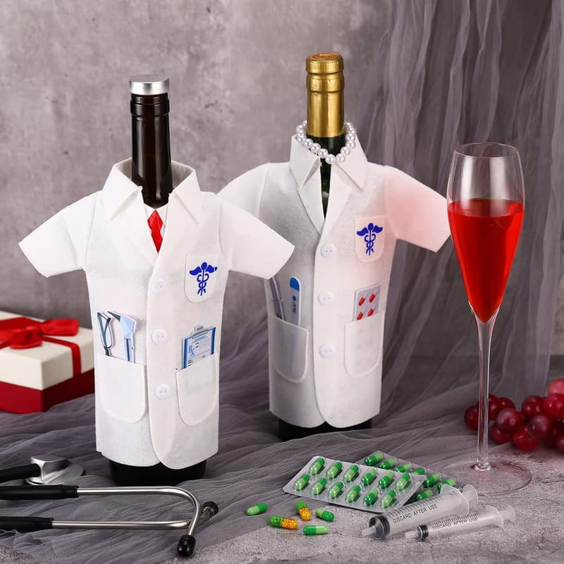 Nurse Graduation Wine Bag Set with Syringe Capsules - 24 Pack
