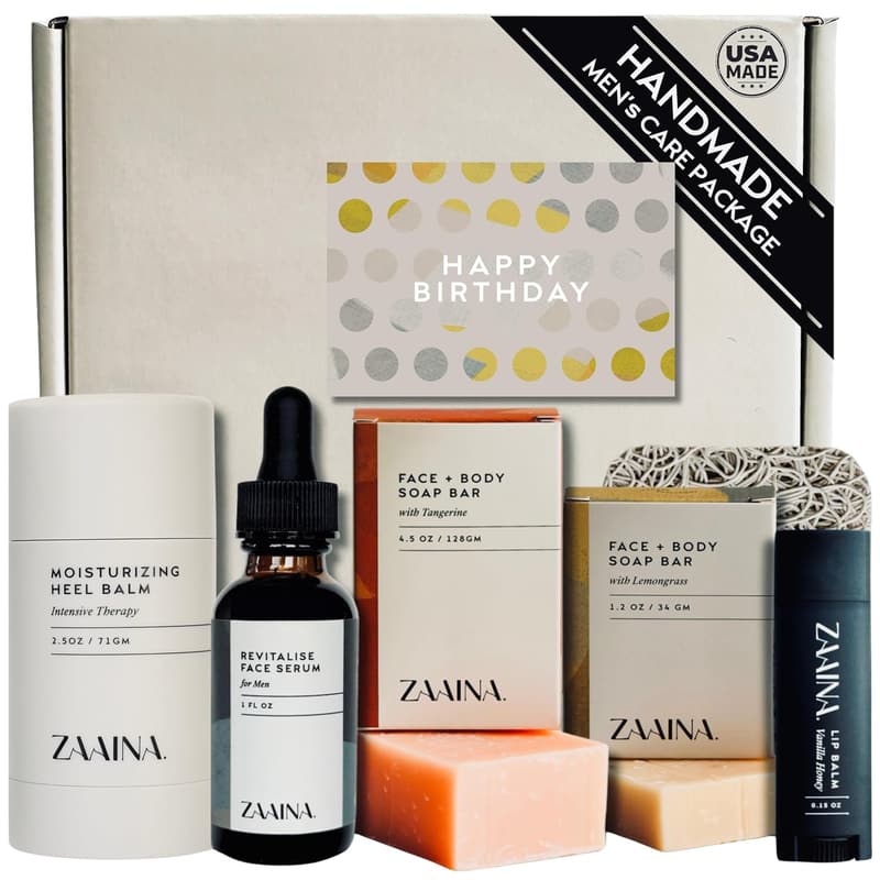 Luxury Skincare Gift Set for Men's Birthday Care Package