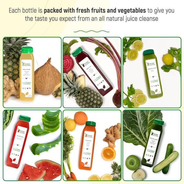 Tropical 3-Day Juice Cleanse - 18 Cold-Pressed Juices & 3 Ginger Shots