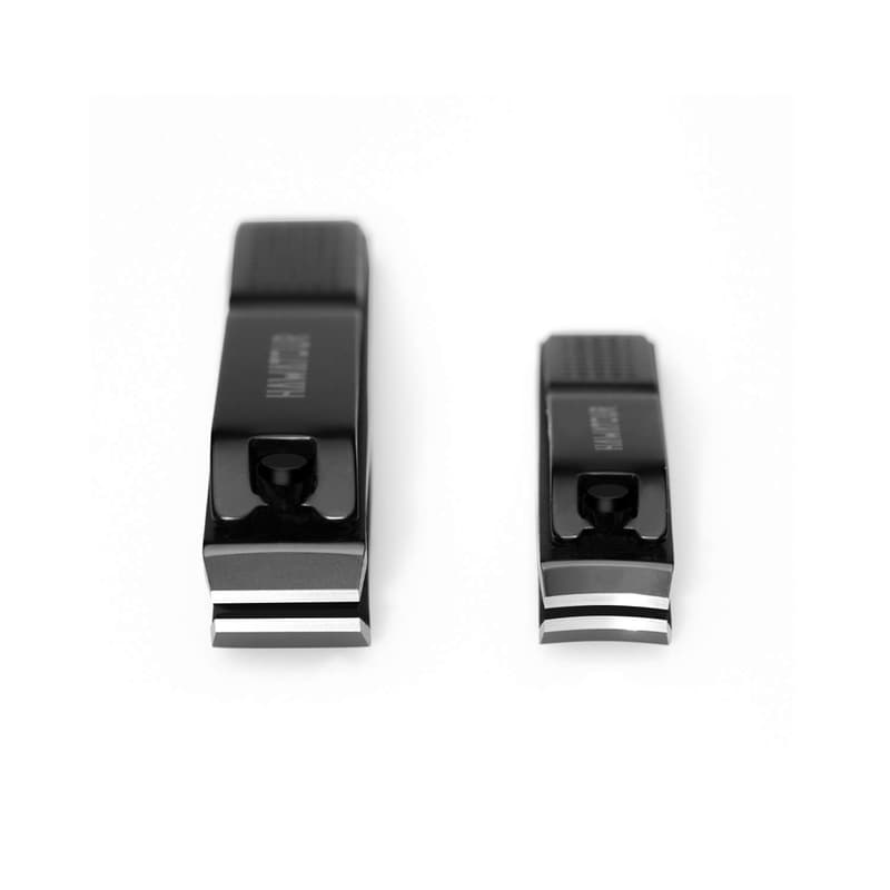Ultra Sharp Nail Clippers Set with Tin Case - Black