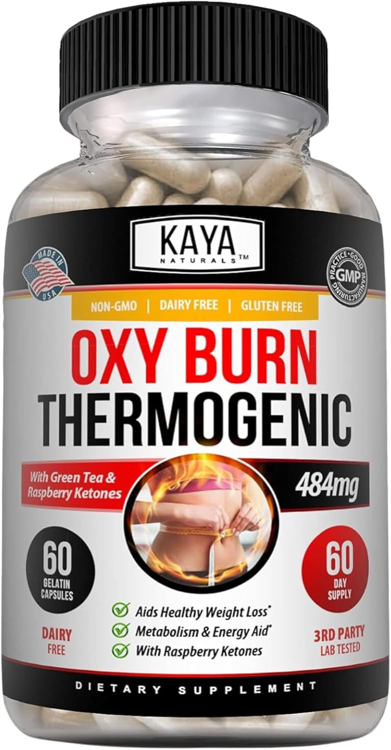 Kaya Naturals Oxy Burn - Thermogenic Fat Burner for Men & Women