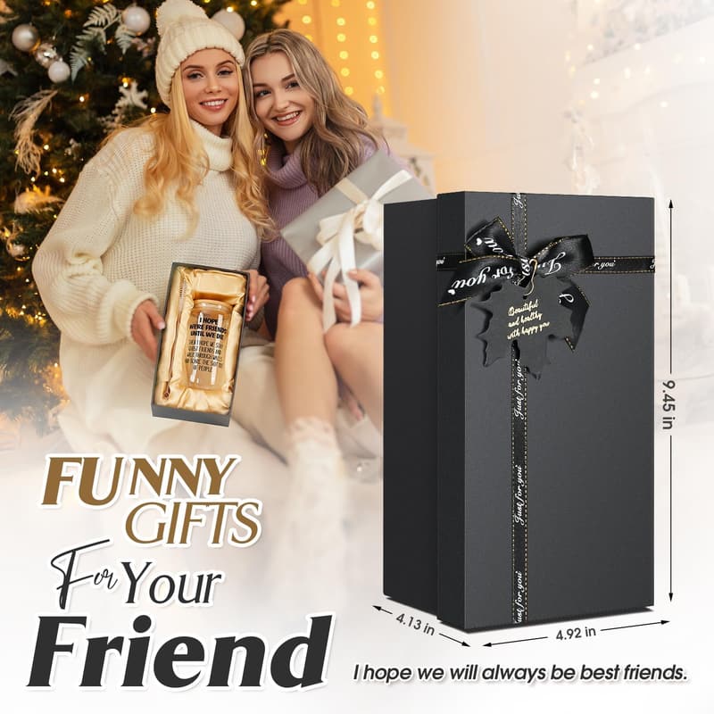 Personalized 16oz Drinking Glass - Unique Friendship Gift