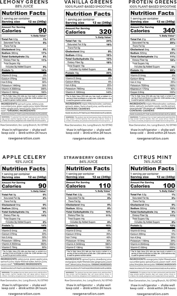 3-Day Lower Sugar Detox Cleanse - Plant-Based Juices for Digestion