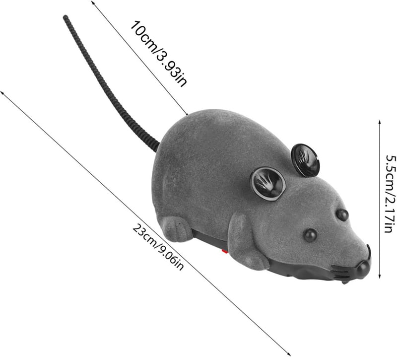 Electronic Rat Toy for Cats - Remote Control Chasing Gift