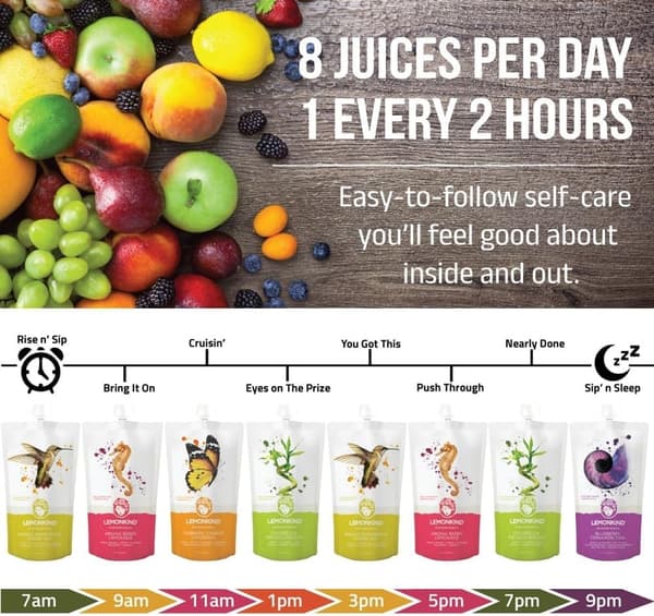 3-Day Plant-Based Detox Cleanse with 24 Nutrient-Dense Juices