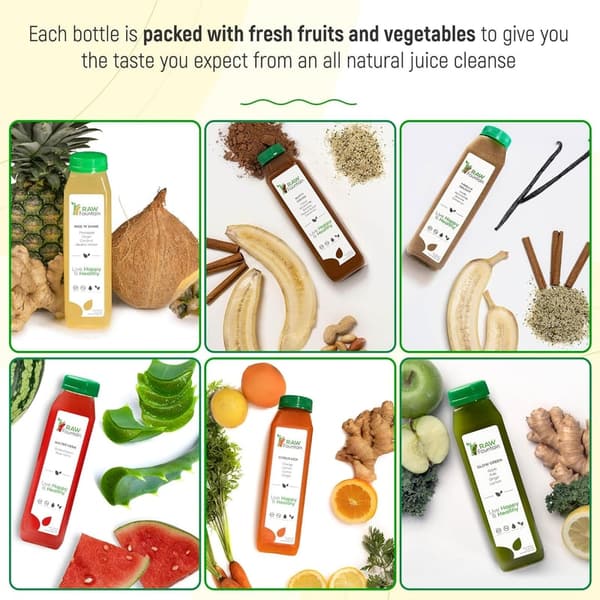 3-Day All-Natural Protein Juice Cleanse with Ginger Shots