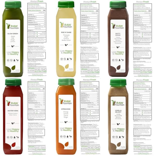 3-Day All-Natural Protein Juice Cleanse with Ginger Shots