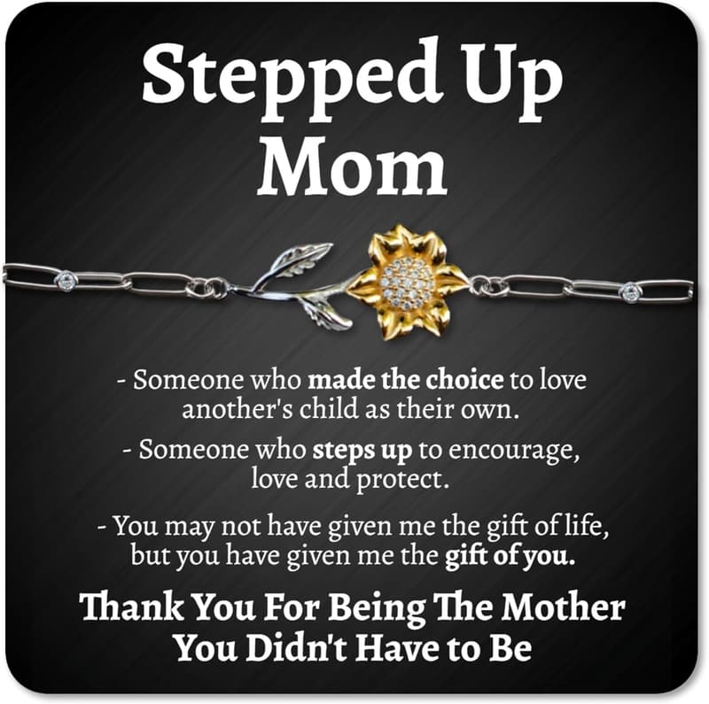Sentimental Necklace Gift Set for Stepmom's Birthday