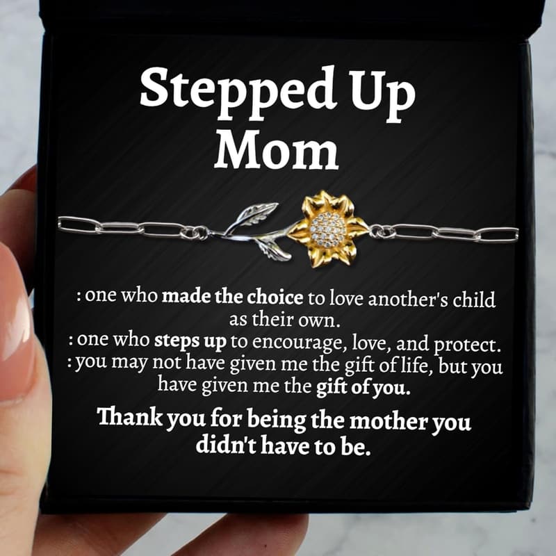 Sentimental Necklace Gift Set for Stepmom's Birthday