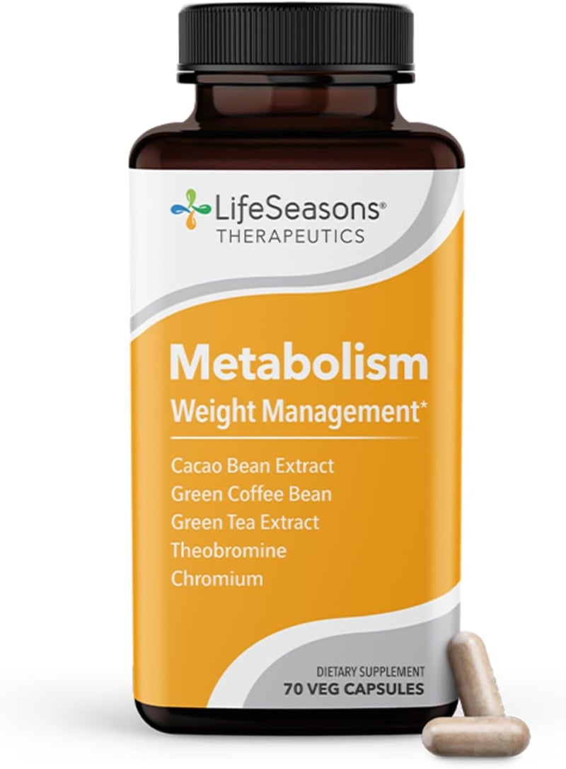 Metabolism Support Supplement - Natural Appetite Suppressant - 70 Capsules
