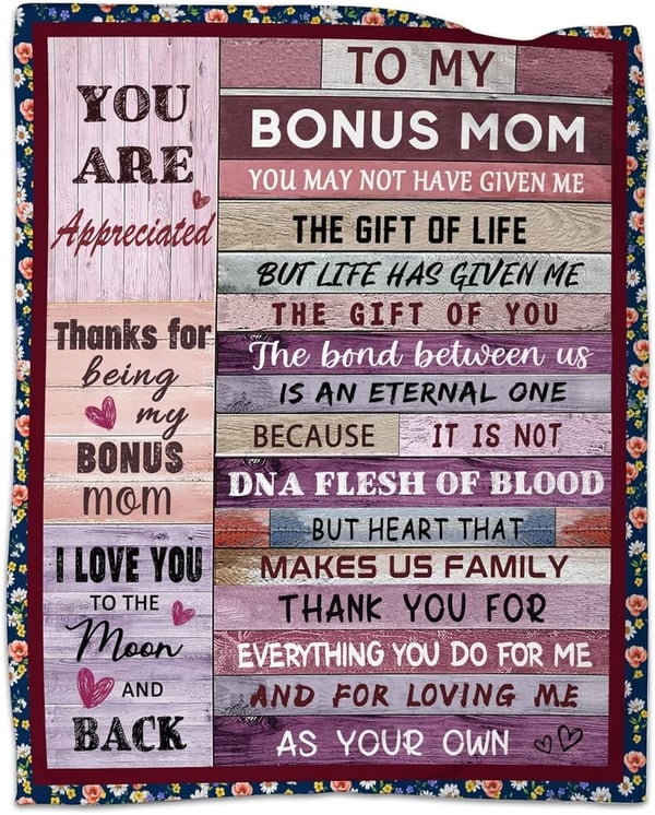 Bonus Mom Birthday Blanket - 50