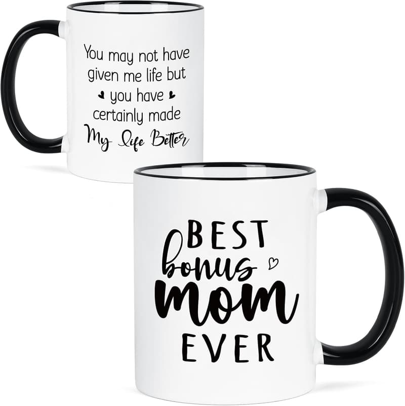 Bonus Mom Mug - Best Bonus Mom Ever - 11 oz Coffee Gift