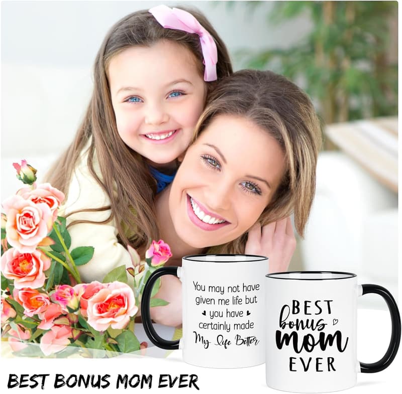 Bonus Mom Mug - Best Bonus Mom Ever - 11 oz Coffee Gift