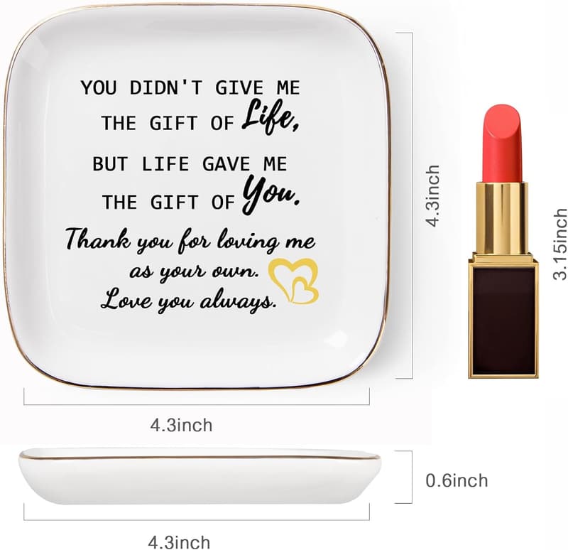 Bonus Mom Jewelry Dish - Thoughtful Gift for Mother's Day
