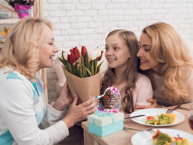 Bonus Mom Mother's Day Gift - Thoughtful Daughter-Son Present