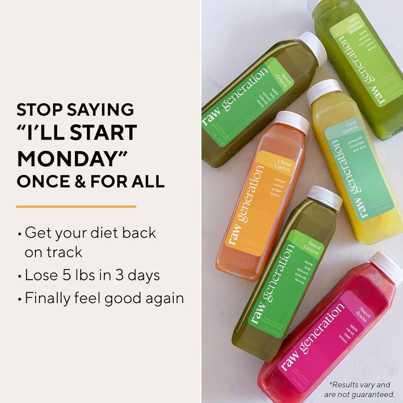 5-Day Skinny Cleanse Juice for Weight Management & Detox