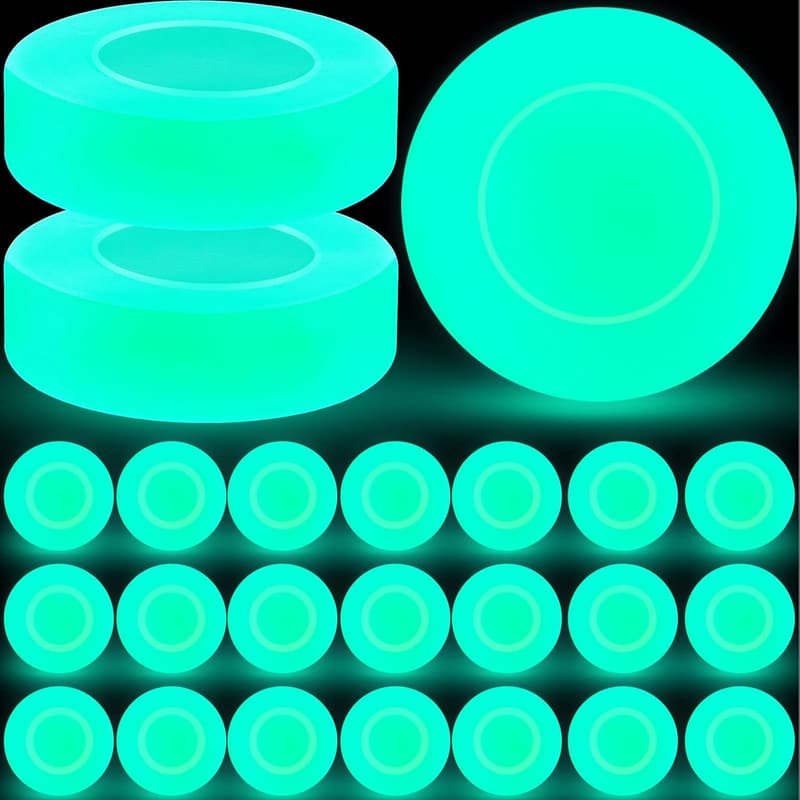 Glow-in-the-Dark Ice Hockey Pucks for Kids & Adults