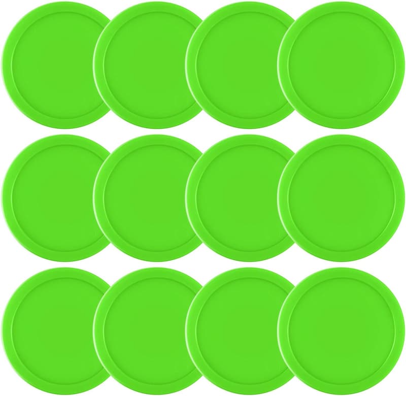 12-Pack 2.5-Inch Replacement Air Hockey Pucks