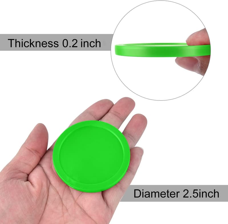 12-Pack 2.5-Inch Replacement Air Hockey Pucks