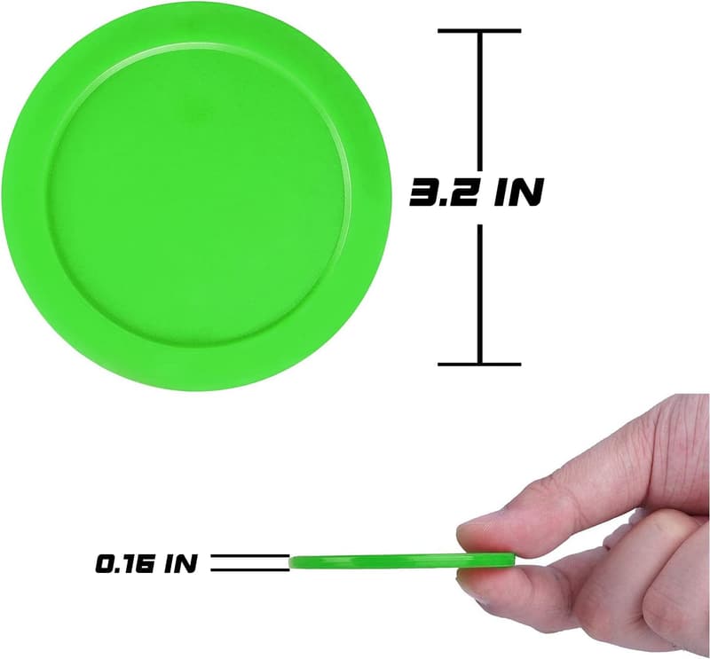 Professional Air Hockey Pucks - Durable 3.25