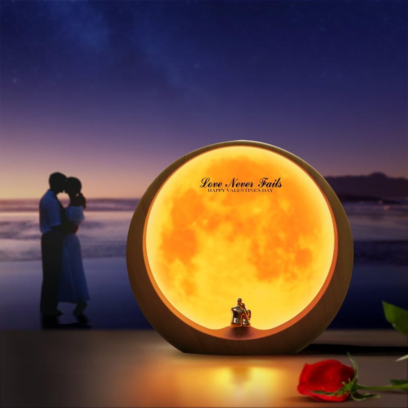 Red Moon DIY Ambient Light Art Décor for Anniversary Gifts