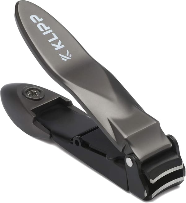 Heavy Duty Nail Clippers for Men with Catcher & Ergonomic Lever