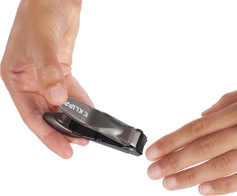 Heavy Duty Nail Clippers for Men with Catcher & Ergonomic Lever