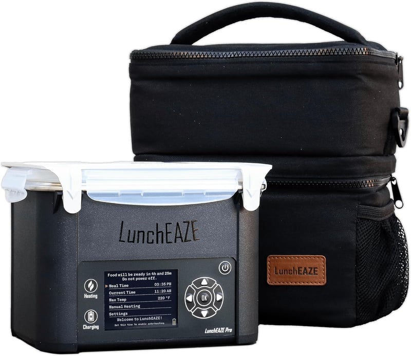 Cordless Electric Lunch Box – 4-Cup Heated Insulated Container