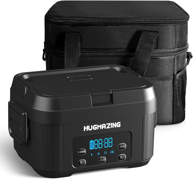 Rechargeable Self-Heating Lunch Box for Travel and Office