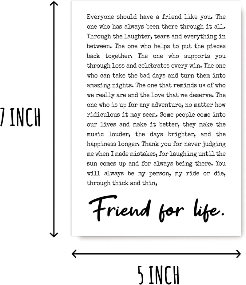 Best Friend Card - Ride or Die Tribute