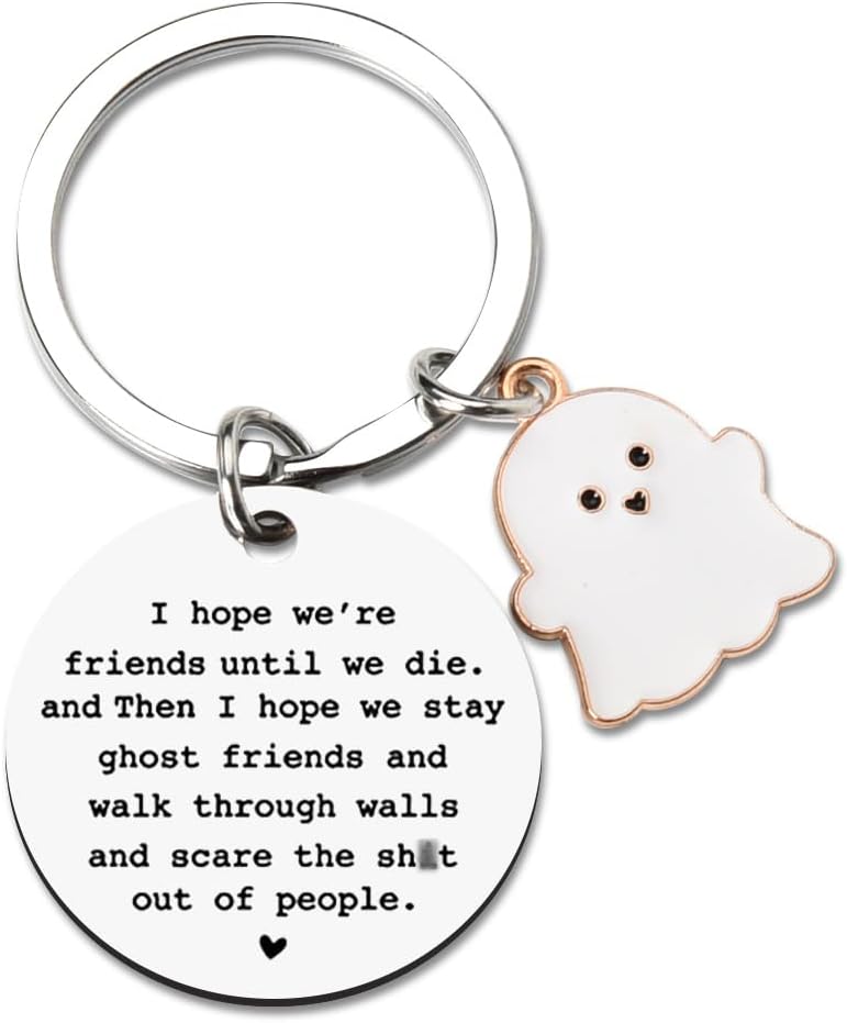 Friendship Keychain - Engraved Gift for Best Friends