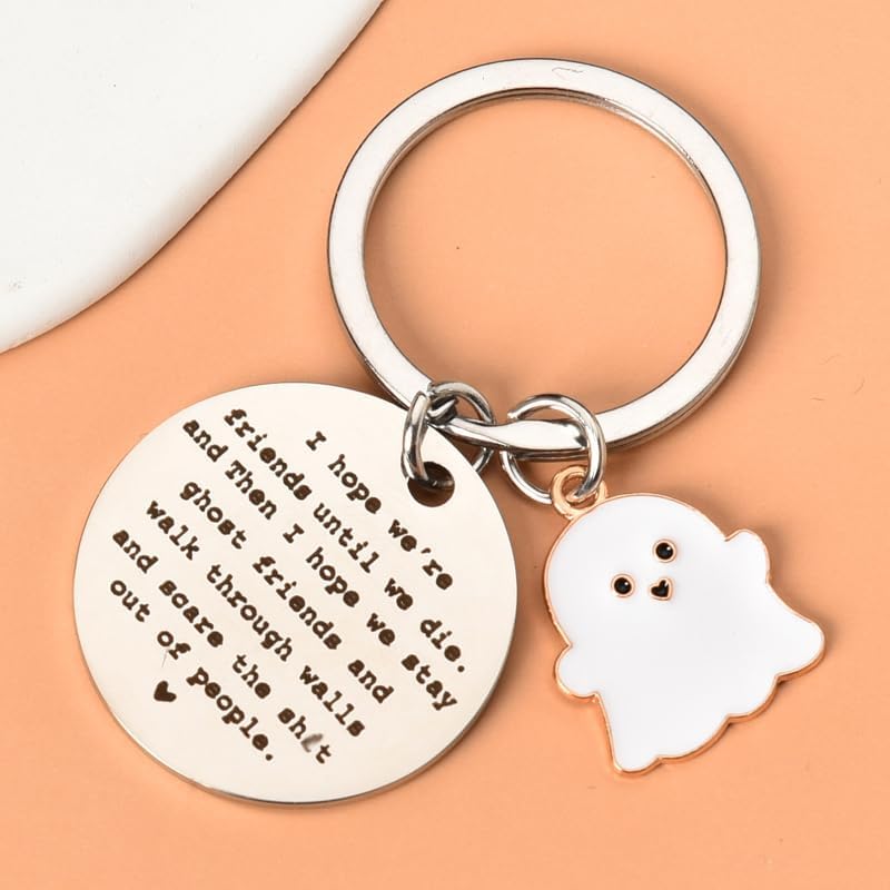Friendship Keychain - Engraved Gift for Best Friends