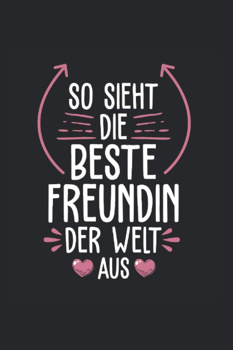 Best Friend Notebook with Index - Fun Gift for Friends