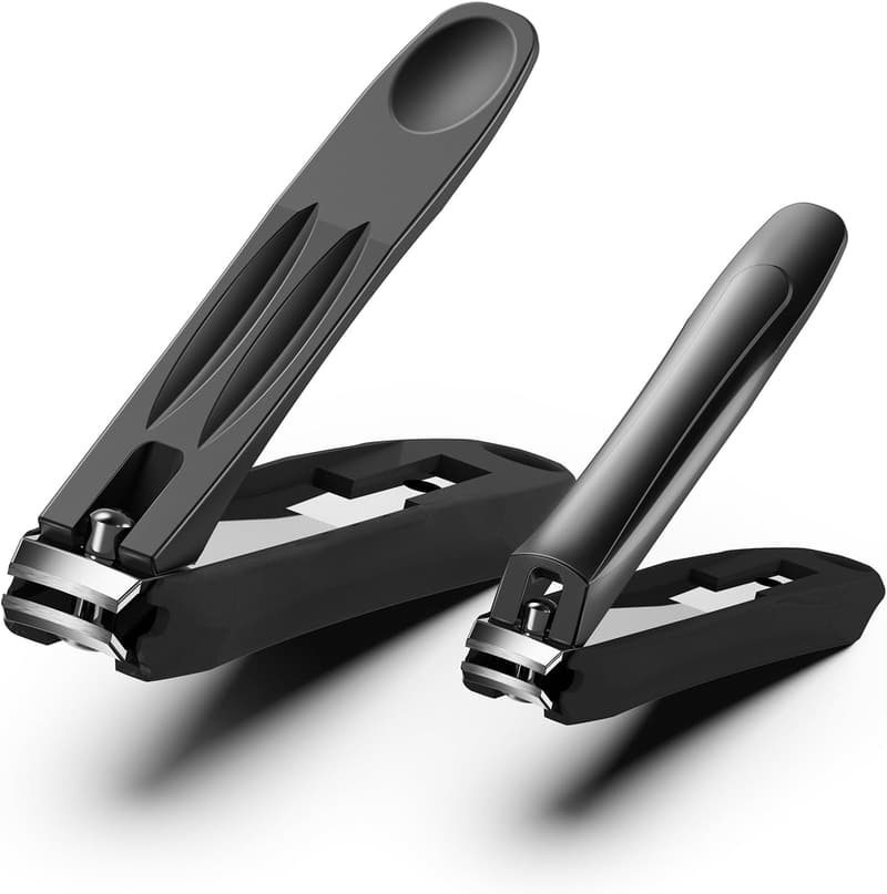Nail Care Set: Anti-Splash Toenail & Fingernail Clippers