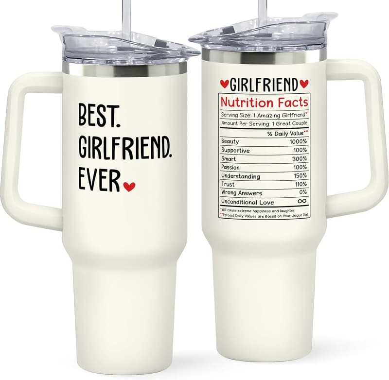Anniversary Gift - 40 oz Stainless Steel Tumbler for Her