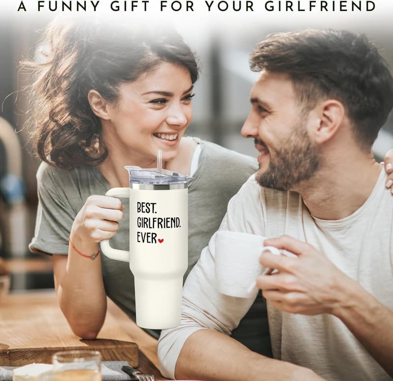Anniversary Gift - 40 oz Stainless Steel Tumbler for Her