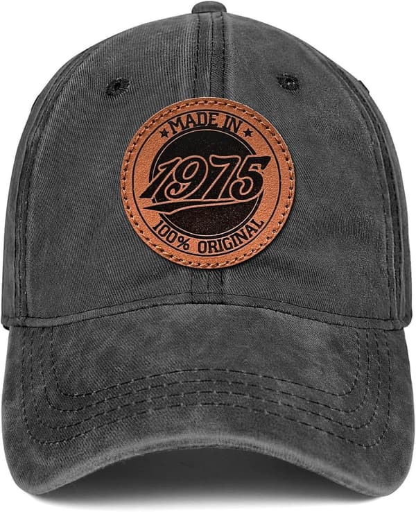 50th Birthday Vintage Baseball Cap for Men and Women