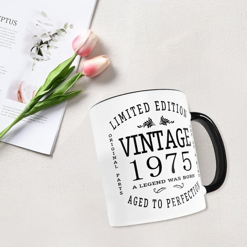 50th Birthday Mug - Unique Funny Gift for Men & Women