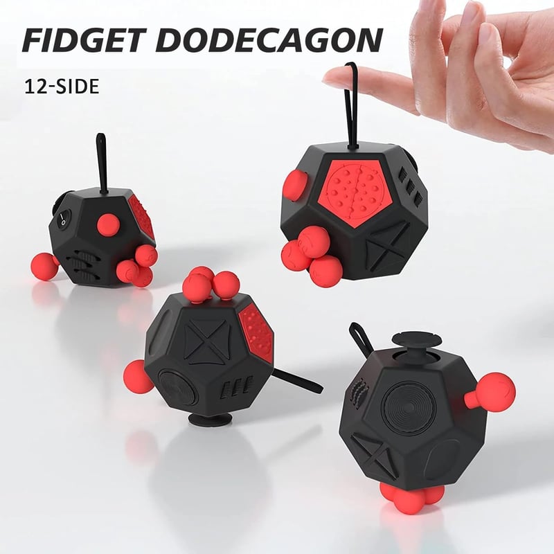 Fidget Dodecagon Stress Relief Cube for Adults & Kids