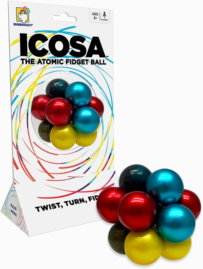 ICOSA Atomic Fidget Ball - Twist, Turn, Fidget Stress Reliever