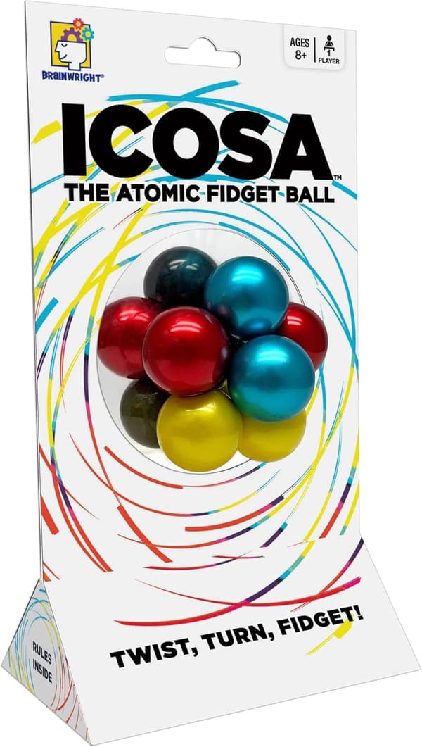 ICOSA Atomic Fidget Ball - Twist, Turn, Fidget Stress Reliever