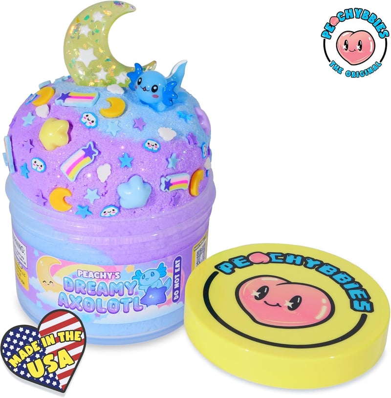 Dreamy Axolotl Cloud Slime - Scented, 7 oz. Premium Kids' Toy
